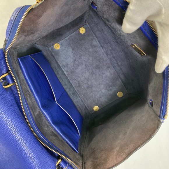 CELINE Hand Bag Bag 2WAY bag Shoulder bag Shoulder Bag blue - Picture 15 of 16